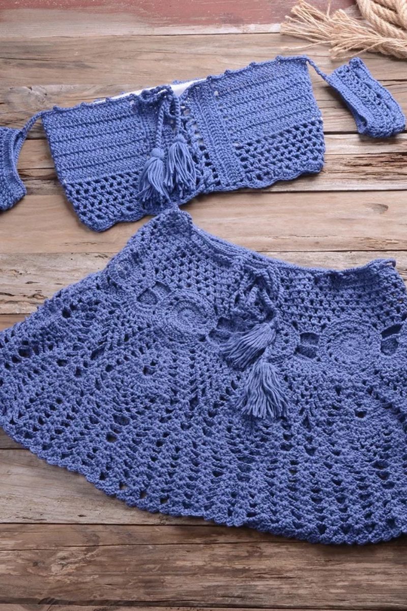 LEAH CROCHET COVER UP SET