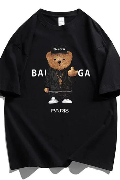 T-SHIRT UNISEX IN COTONE CON ORSO