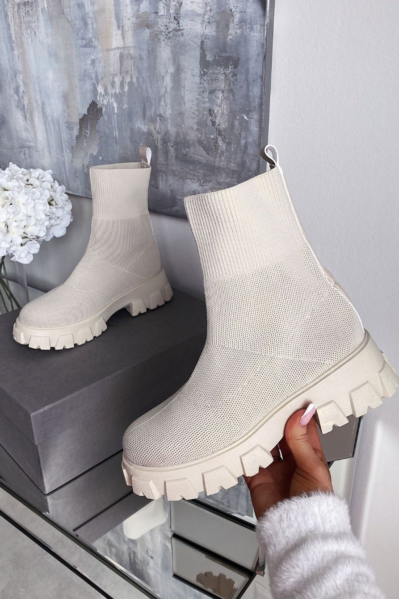 DIVA | Knitted Low Boots