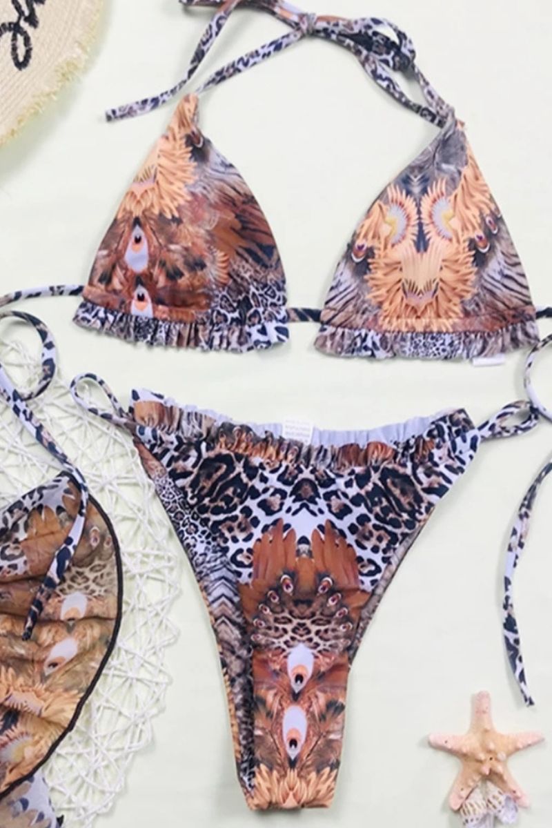 HEFTIG | DREITEILIGES BIKINI-SET