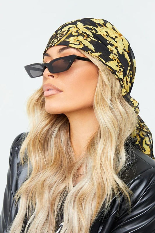 100% REAL SILK SCARF (Bandana)