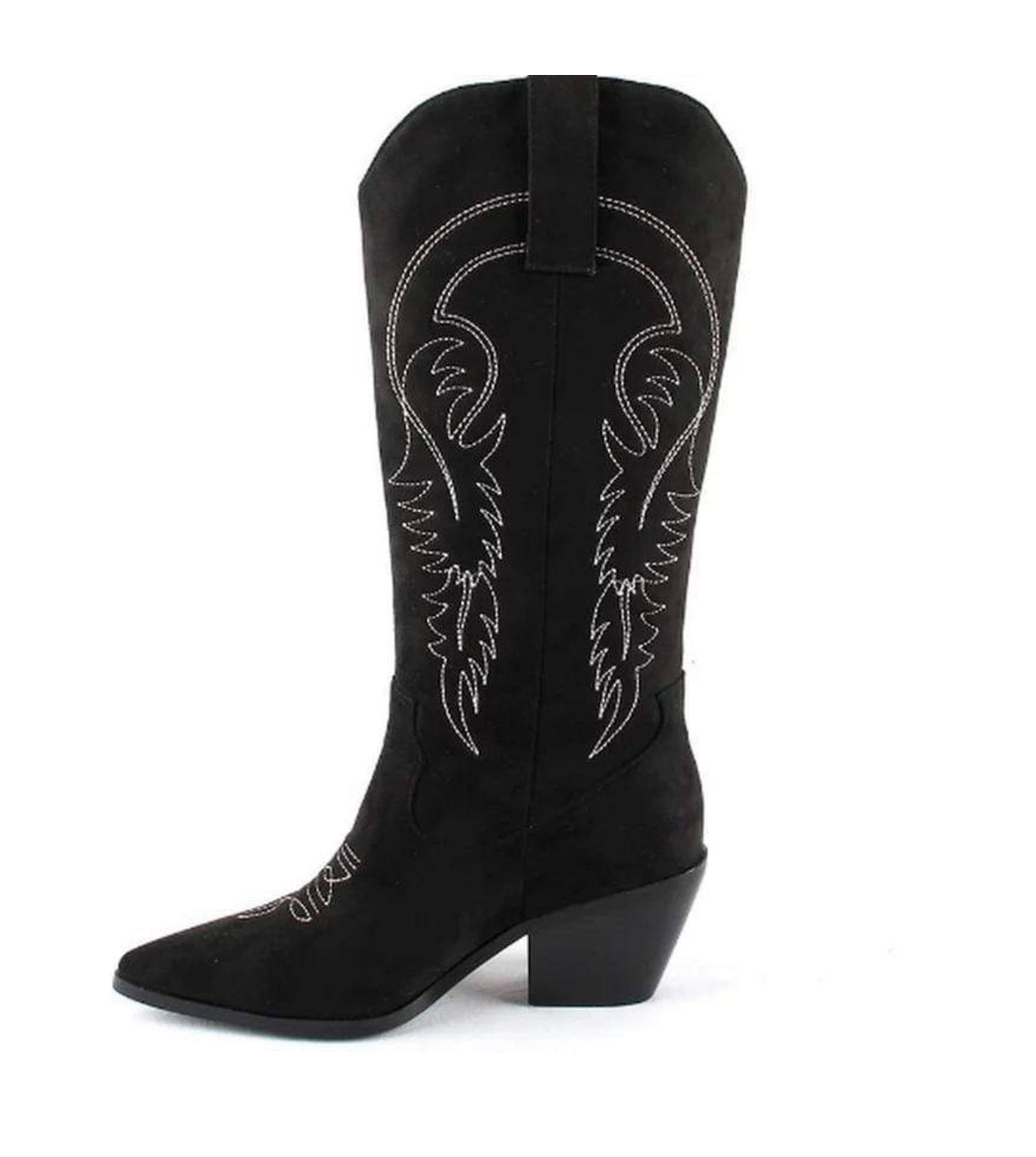 GLORY EMBOSSING SUEDE LEATHER BOOTS