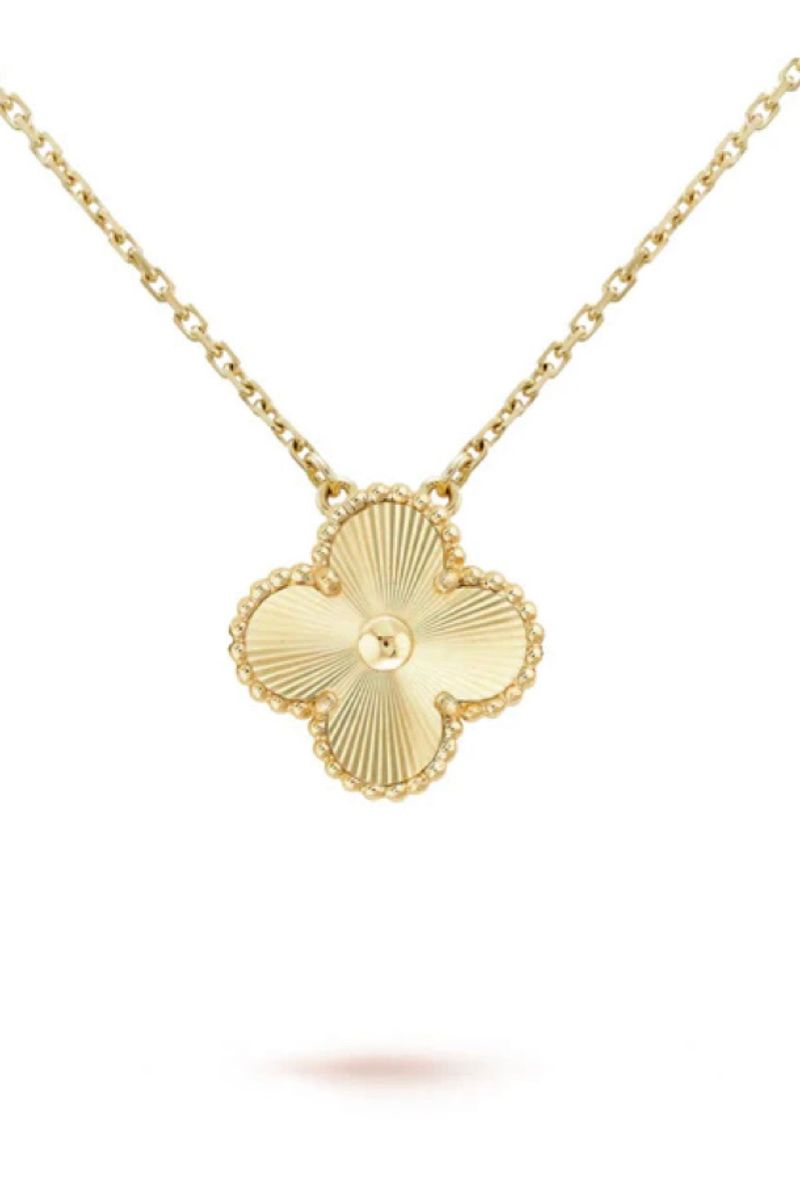 COLLANA TRIFOGLIO LUCKY JEWELS TUTTA IN ORO