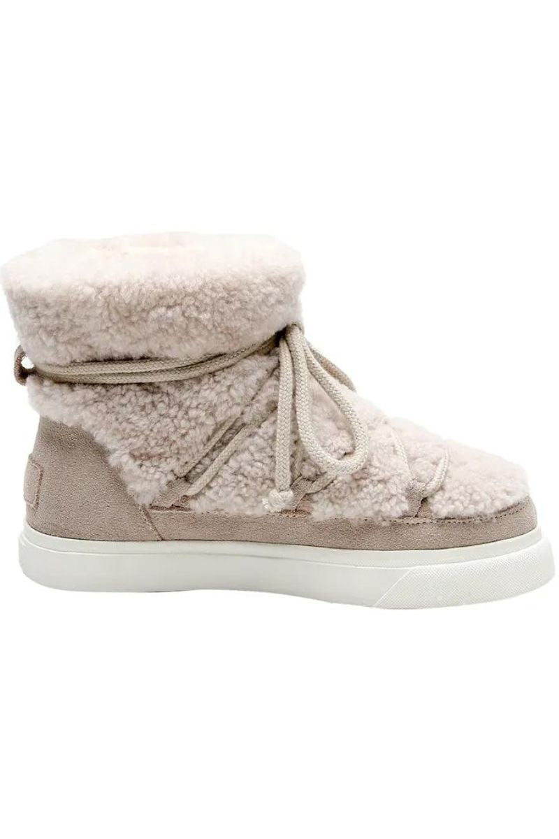 Stiefeletten Fell flauschig flach Winter