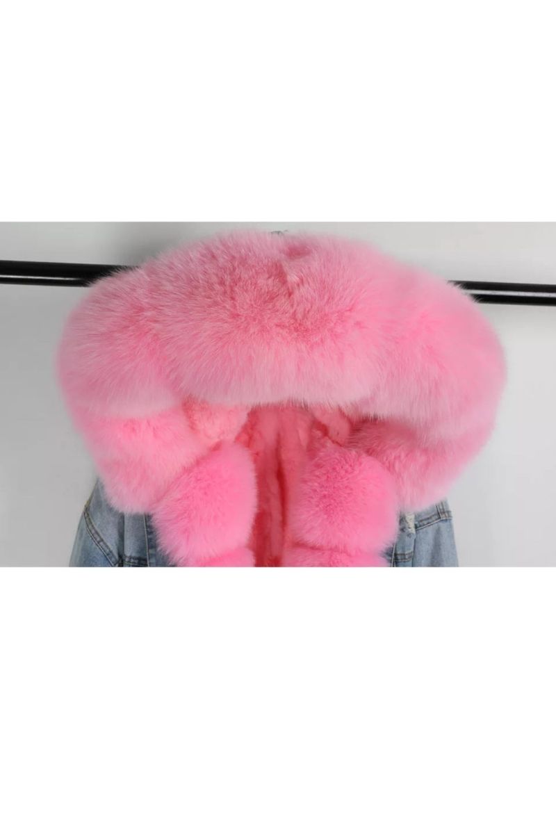 DINA | Fox Fur collar Coat