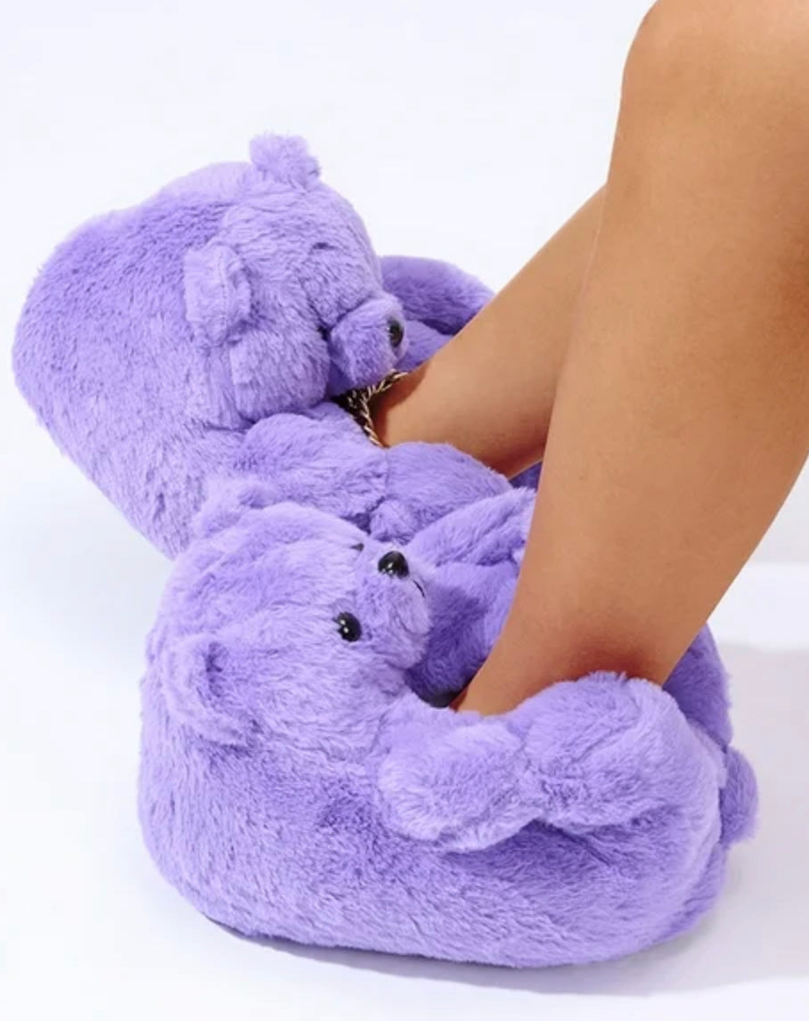 TEDDY BEAR SLIPPERS