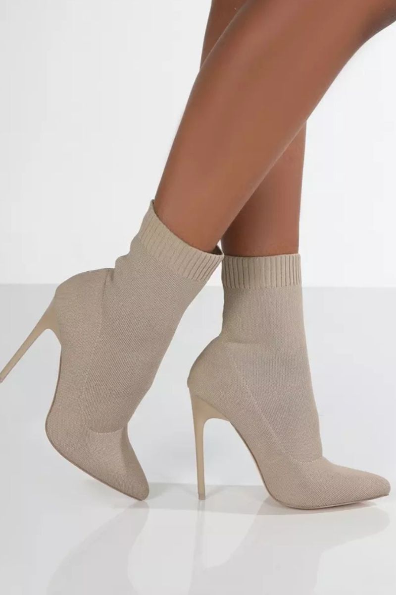 ALLIE SOCK ANKLE BOOTS