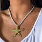 STARFISH EARRINGS & CHAIN