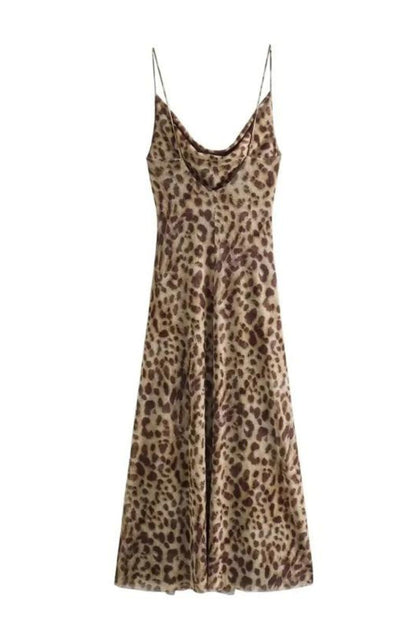 Porsha - Maxi Dress - Leopard Print