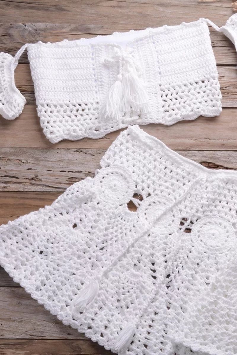 LEAH CROCHET COVER UP SET