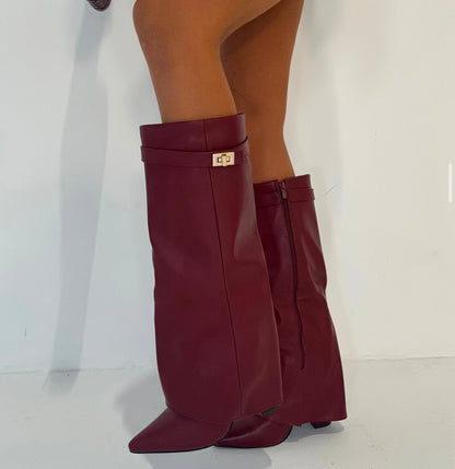 JESS BOOTS BORDEAUX