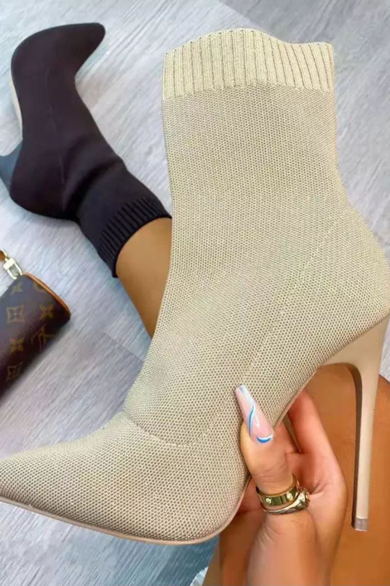 ALLIE SOCK ANKLE BOOTS