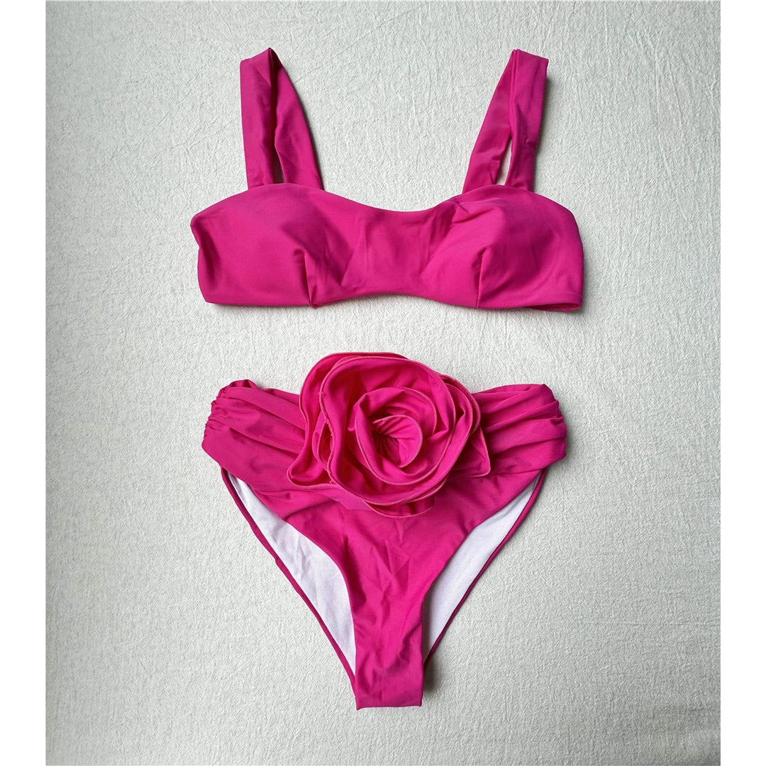 BIKINI A VITA ALTA SARAH CON RUCHES