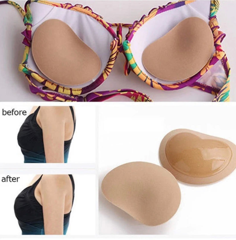 Coppe reggiseno autoadesive riutilizzabili