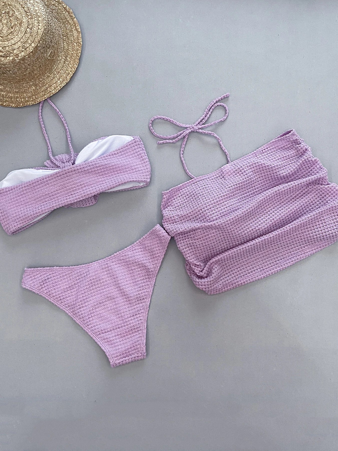 SET BIKINI 3 PEZZI CHE CATTISCE GLI OCCHI