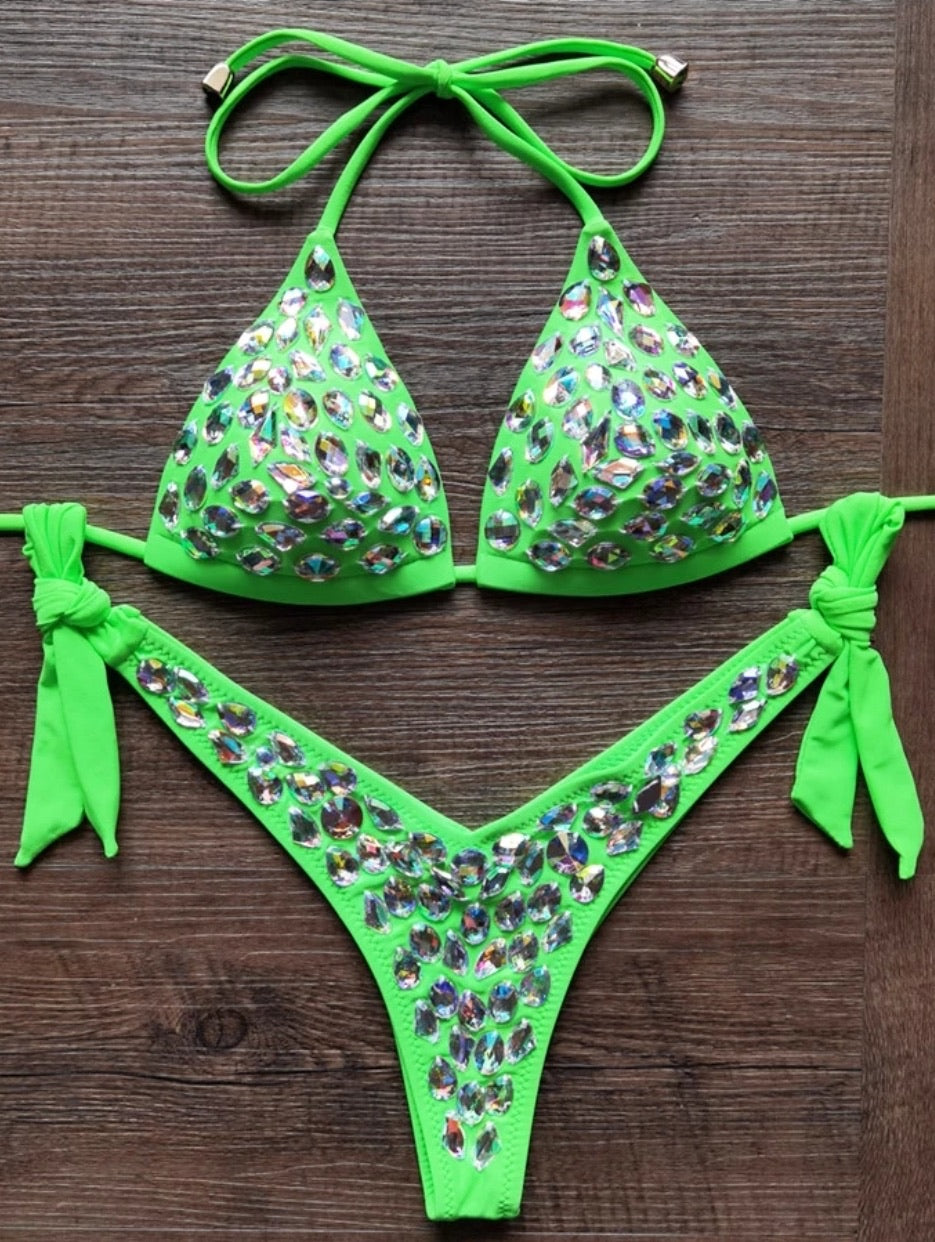 Buy She Womens Bikini Set Molly (Green (208), EU Cup 70D/Bottom 36 (UK  32D/8)) Online at desertcartKUWAIT